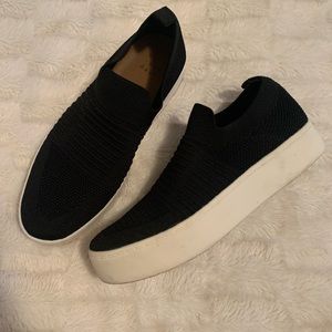 Black Slip-on Sneakers